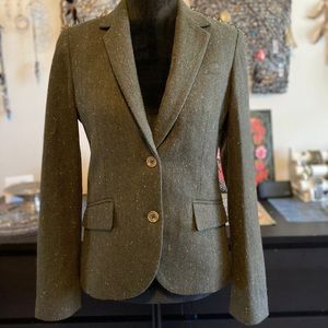 *SOLD* Tommy Hilfiger wool green speckle blazer